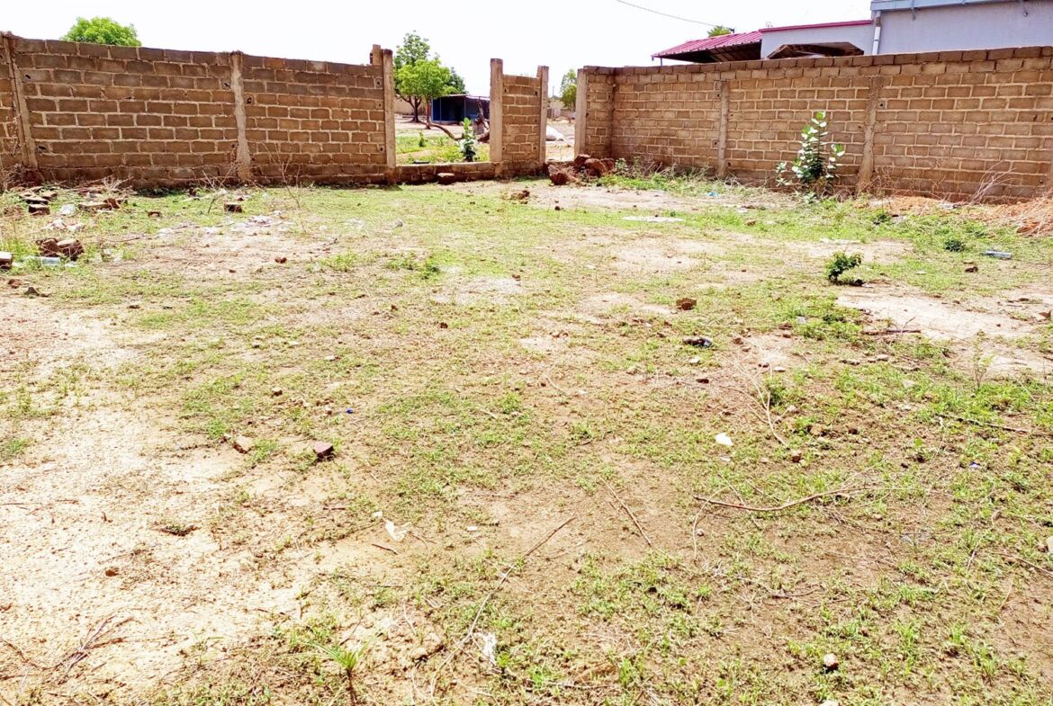 Une parcelle de 336 M² pan coupé située à Tengandogo