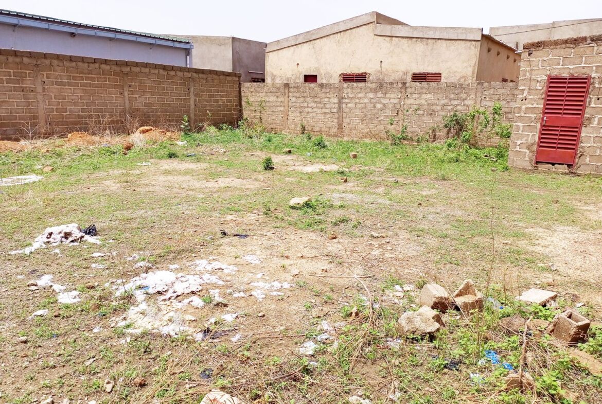 Une parcelle de 336 M² pan coupé située à Tengandogo